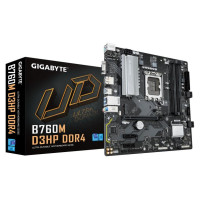 Gigabyte Mainboard|GIGABYTE|Intel B760 Express|LGA1700|Micro-ATX|Memory DDR4|Memory slots 4|2xPCI-Express 3.0 1x|1xPCI-Express 4.0 16x|2xM.2|1x15pin D-sub|1xHDMI|1xDisplayPort|6xUSB 2.0|5xUSB 3.2|1xUSB-C|1xPS/2|1xRJ45|3xAudio port|B760MD3HPDDR4