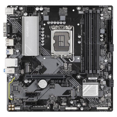 Gigabyte Mainboard|GIGABYTE|Intel B760 Express|LGA1700|Micro-ATX|Memory DDR4|Memory slots 4|2xPCI-Express 3.0 1x|1xPCI-Express 4.0 16x|2xM.2|1x15pin D-sub|1xHDMI|1xDisplayPort|6xUSB 2.0|5xUSB 3.2|1xUSB-C|1xPS/2|1xRJ45|3xAudio port|B760MD3HPDDR4