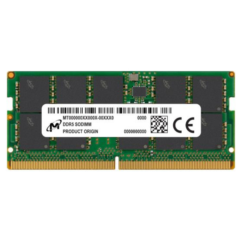 Micron Server Memory Module|MICRON|DDR5|16GB|ECC|5600 MHz|CL 46|1.1 V|MTC10C1084S1TC56BR