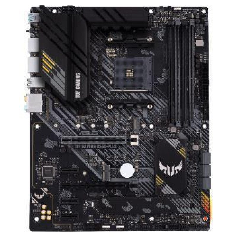 Asus Mainboard|ASUS|AMD B550|SAM4|ATX|3xPCI-Express 3.0 1x|1xPCI-Express 3.0 16x|2xM.2|1xPCI-Express 4.0 16x|Memory DDR4|Memory slots 4|1xHDMI|1xDisplayPort|1xUSB type C|5xUSB 3.2|1xOptical S/PDIF|1xRJ45|5xAudio port|TUFGAMINGB550-PLUS