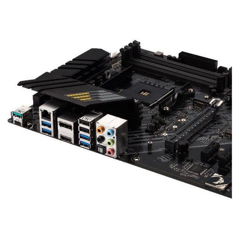 Asus Mainboard|ASUS|AMD B550|SAM4|ATX|3xPCI-Express 3.0 1x|1xPCI-Express 3.0 16x|2xM.2|1xPCI-Express 4.0 16x|Memory DDR4|Memory slots 4|1xHDMI|1xDisplayPort|1xUSB type C|5xUSB 3.2|1xOptical S/PDIF|1xRJ45|5xAudio port|TUFGAMINGB550-PLUS