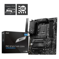 MSI Mainboard|MSI|Intel B760 Express|LGA1700|ATX|Memory DDR4|Memory slots 4|5xPCI-Express 5.0 16x|2xM.2|1xHDMI|1xDisplayPort|4xUSB 2.0|2xUSB 3.2|1xUSB-C|1xPS/2|1xOptical S/PDIF|1xRJ45|5xAudio port|PROB760-PWIFIDDR4