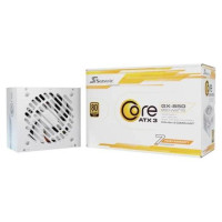 Seasonic Power Supply|SEASONIC|CORE GX White|850 Watts|Efficiency 80 PLUS GOLD|MTBF 100000 hours|SRP-CGX851-A5A32SF-W