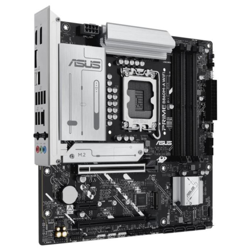 Asus Mainboard|ASUS|Intel B860 Express|LGA1851|Micro-ATX|Memory DDR5|Memory slots 4|1xPCI-Express 4.0 1x|1xPCI-Express 4.0 16x|1xPCI-Express 5.0 16x|2xM.2|1xHDMI|1xDisplayPort|7xUSB 2.0|1xUSB-C|1xUSB-C w/Thunderbolt|1xOptical S/PDIF|1xRJ45|3xAudio port|PR