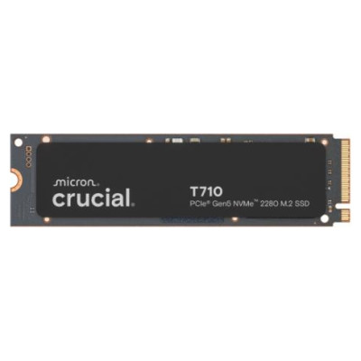Crucial T710 1TB PCIe Gen5 NVMe M.2 2280 SSD up to 14900 MB/s read and 13700 MB/s write