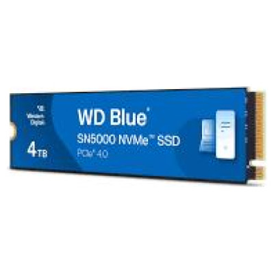 Western Digital SSD|WESTERN DIGITAL|Blue SN5000|4TB|M.2|PCIe Gen4|NVMe|Write speed 5000 MBytes/sec|Read speed 5500 MBytes/sec|2.38mm|TBW 1200 TB|WDS400T4B0E