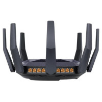 Asus Wireless Router|ASUS|6000 Mbps|Mesh|Wi-Fi 6|USB 3.1|9x10/100/1000M|1x10GbE|1xSPF+|Number of antennas 8|RT-AX89X