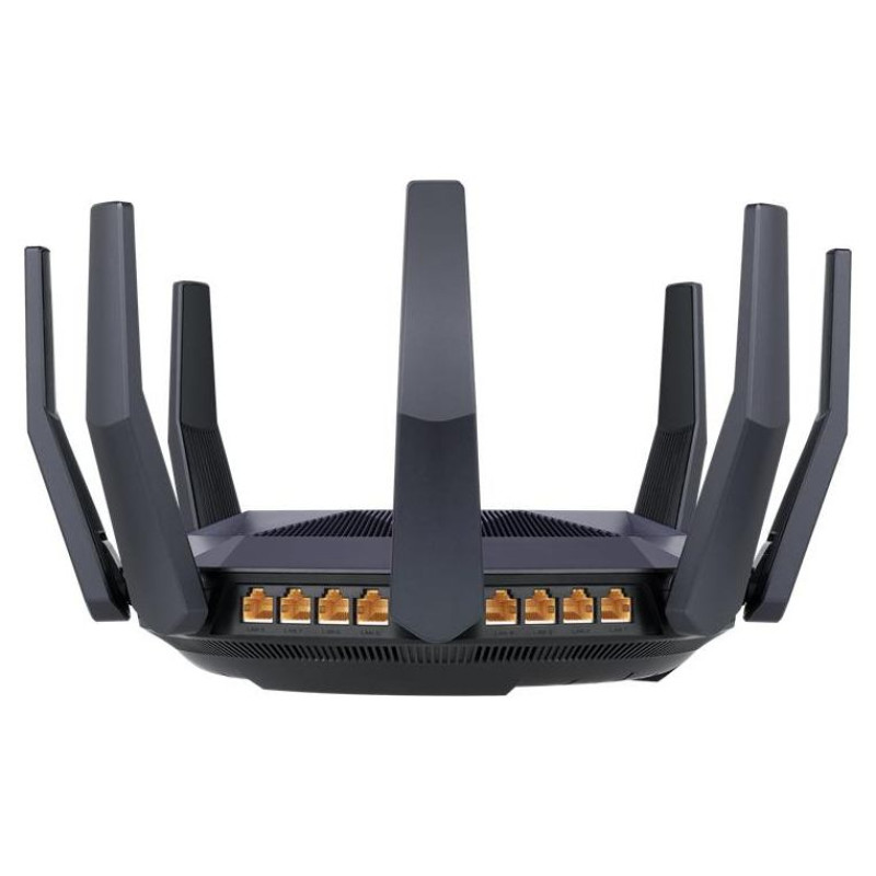 Asus Wireless Router|ASUS|6000 Mbps|Mesh|Wi-Fi 6|USB 3.1|9x10/100/1000M|1x10GbE|1xSPF+|Number of antennas 8|RT-AX89X