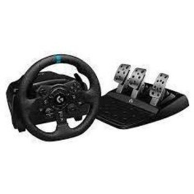 Logitech G923 Racing Wheel and Pedals - PC/XB - BLACK - USB