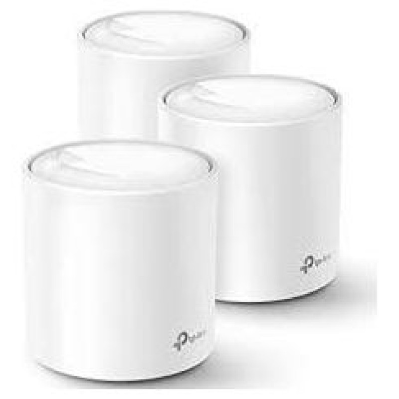 Tp-Link Wireless Router|TP-LINK|Wireless Router|3-pack|3000 Mbps|Mesh|IEEE 802.11a|IEEE 802.11n|IEEE 802.11ac|IEEE 802.11ax|2x10/100/1000M|DECOX60(3-PACK)
