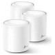 Tp-Link Wireless Router|TP-LINK|Wireless Router|3-pack|3000 Mbps|Mesh|IEEE 802.11a|IEEE 802.11n|IEEE 802.11ac|IEEE 802.11ax|2x10/100/1000M|DECOX60(3-PACK)