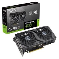 Asus Graphics Card|ASUS|NVIDIA GeForce RTX 4060 Ti|8 GB|GDDR6|128 bit|PCIE 4.0 16x|GPU 2565 MHz|Dual Slot Fansink|1xHDMI|3xDisplayPort|DUAL-RTX4060TI-O8G-EVO
