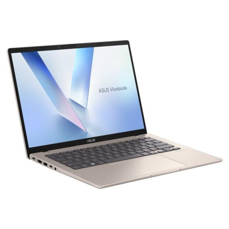 Asus Notebook|ASUS|VivoBook Series|X1407QA-LY045W|CPU  Snapdragon|X X1-26-100|3000 MHz|14"|1920x1200|RAM 16GB|LPDDR5x|SSD 512GB|Qualcomm Adreno GPU|Integrated|ENG|Windows 11 Home|Platinum|1.49 kg|90NB1602-M005R0