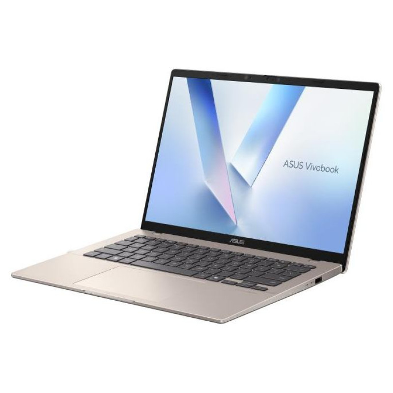 Asus Notebook|ASUS|VivoBook Series|X1407QA-LY045W|CPU  Snapdragon|X X1-26-100|3000 MHz|14"|1920x1200|RAM 16GB|LPDDR5x|SSD 512GB|Qualcomm Adreno GPU|Integrated|ENG|Windows 11 Home|Platinum|1.49 kg|90NB1602-M005R0