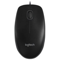 Logitech MOUSE USB OPTICAL B100/BLACK OEM 910-003357 LOGITECH