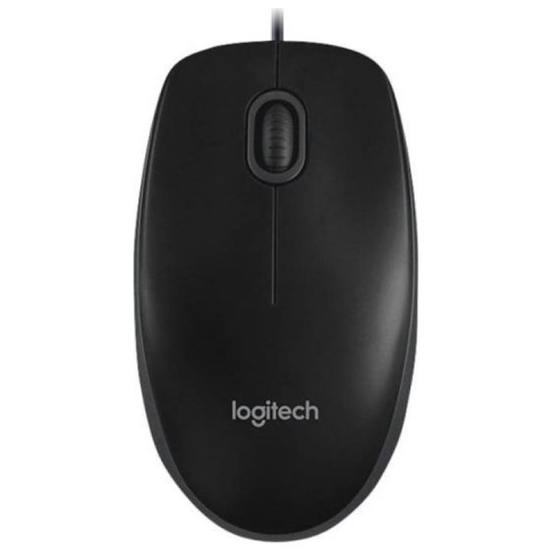 Logitech MOUSE USB OPTICAL B100/BLACK OEM 910-003357 LOGITECH