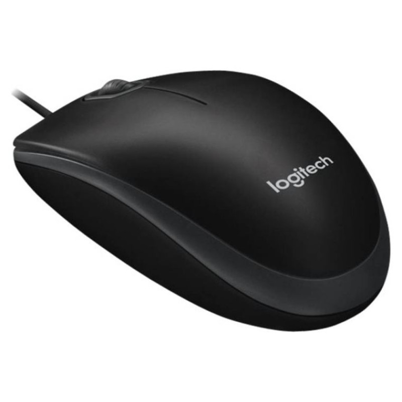 Logitech MOUSE USB OPTICAL B100/BLACK OEM 910-003357 LOGITECH
