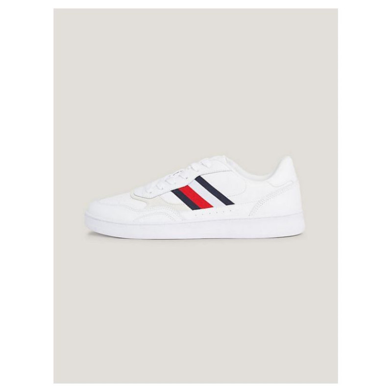 Tommy Hilfiger Court Cupsole Retro Lth Stripes M FM0FM04828YBS shoes (44)