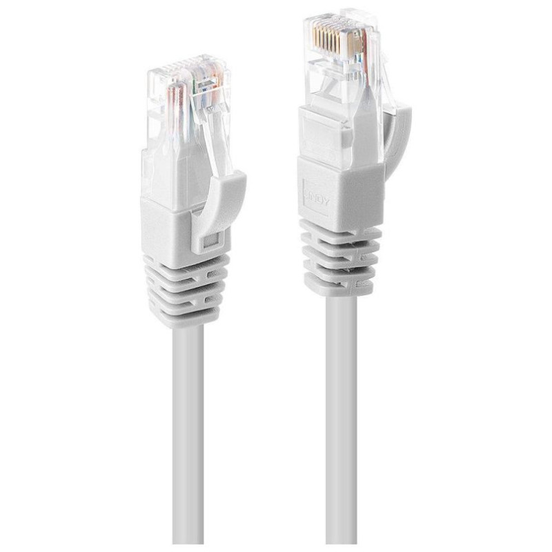 Lindy CABLE CAT6 U/UTP 0.5M/WHITE 48091 LINDY