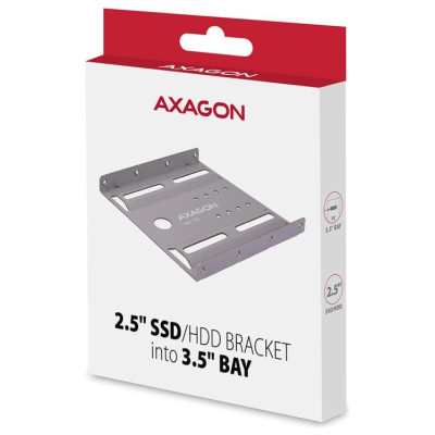 Axagon RHD-125S Reduction for 1x 2.5" HDD into 3.5" position, grey