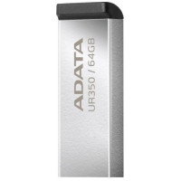 Adata MEMORY DRIVE FLASH USB3.2 64GB/BLACK UR350-64G-RSR/BK ADATA