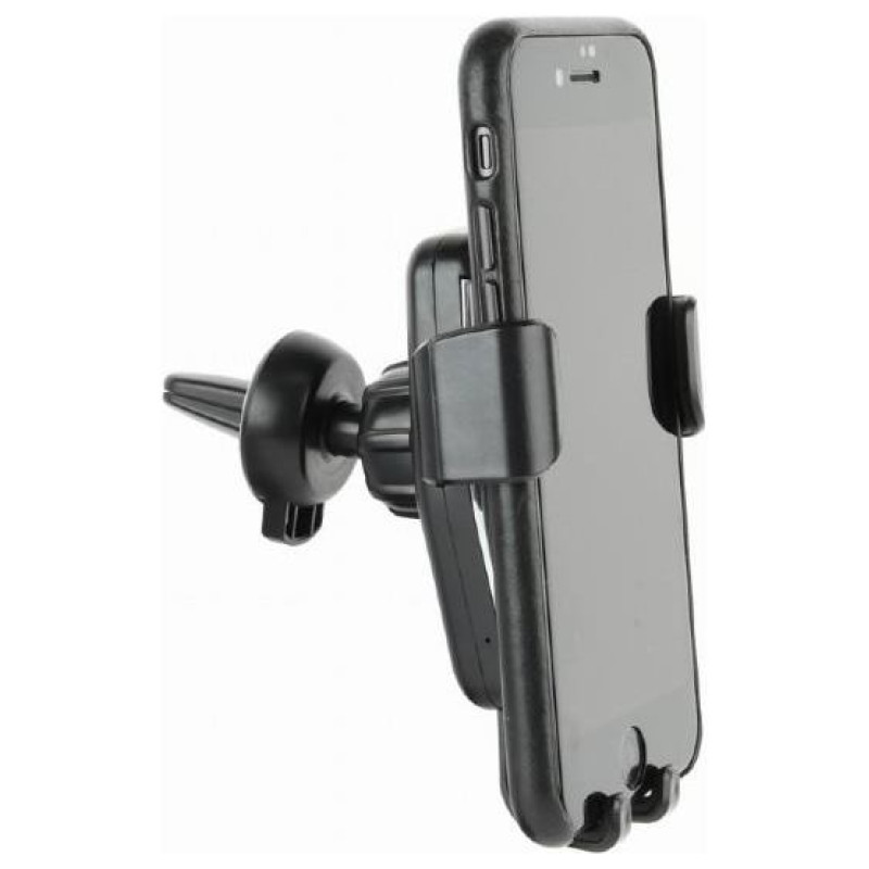 Gembird MOBILE HOLDER CAR W/CHARGER QI/EG-TA-CHAV-QI10-01 GEMBIRD