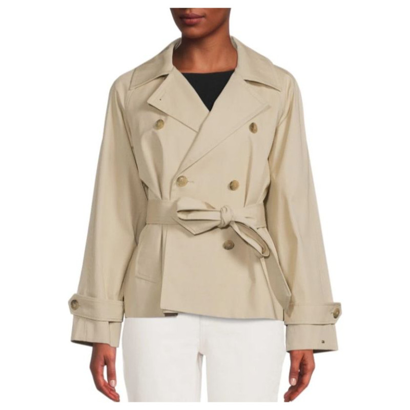 Tommy Hilfiger Cotton Trench Coat W WW0WW38430 (36)