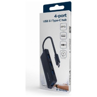 Gembird I/O HUB USB-C 4PORT/UHB-CM-U3P4-02 GEMBIRD