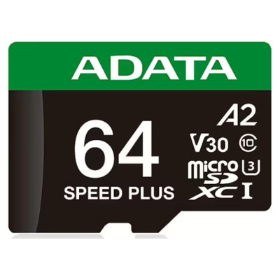 Adata MEMORY MICRO SDXC 64GB UHS-I/UD64GUI3V30A2SP-RA1 ADATA