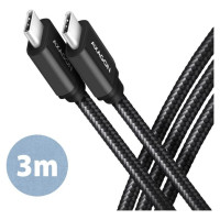 Axagon CABLE USB-C TO USB-C 3M 60W/BLACK BUCM3-CM30AB AXAGON