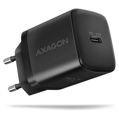 Axagon ACU-PD20 wall charger 1x QC3.0/AFC/FCP/PD type-C, 20W, black