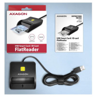 Axagon CARD READER FLAT SMARTCARD/USB2.0 1.3M CRE-SM3N AXAGON