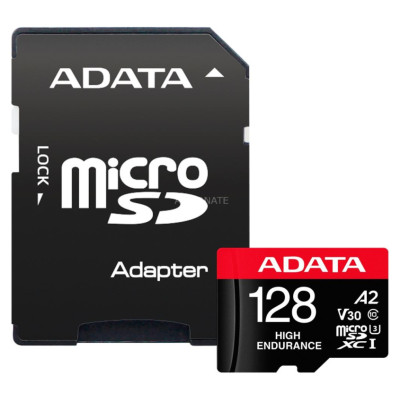 Adata MEMORY MICRO SDXC 128GB W/AD./AUSDX128GUI3V30SHA2-RA1 ADATA