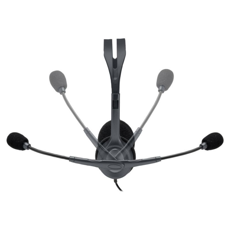 Logitech H111 Corded Stereo Headset - BLACK - 3.5 MM