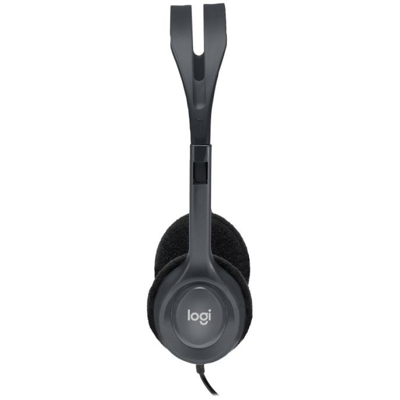 Logitech H111 Corded Stereo Headset - BLACK - 3.5 MM