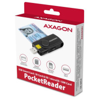 Axagon CARD READER USB-C+USB2.0 4SLOT/SMARTCARD CRE-SMP2A AXAGON