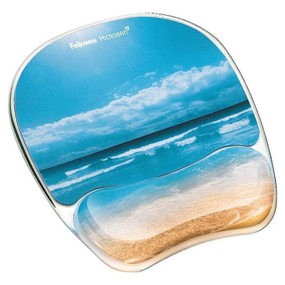Fellowes MOUSE PAD PHOTO GEL/SANDY BEACH 9179301 FELLOWES