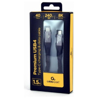 Gembird CABLE USB-C TO USB-C 1.5M/CCBP-USB4-CMCM240-1.5M GEMBIRD