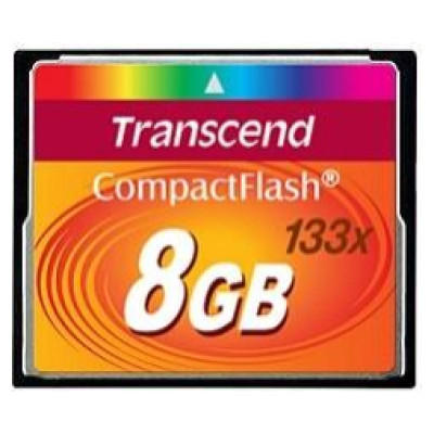 Transcend MEMORY COMPACT FLASH 8GB/133X TS8GCF133 TRANSCEND