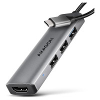 Axagon I/O HUB USB-C 4IN1/0.15M HMC-H3A AXAGON