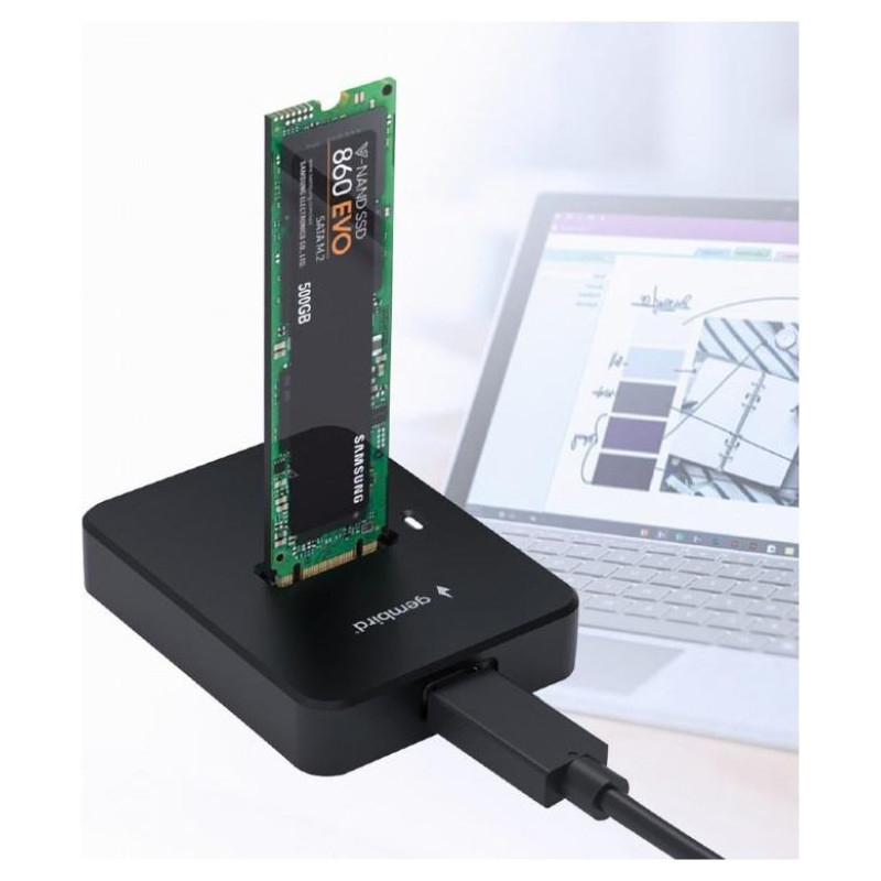 Gembird SSD ACC DOCK STATION USB-C M.2/DD-U3M2 GEMBIRD