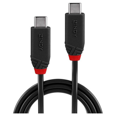 Lindy CABLE USB4 240W TYPE C 1M/BLACK LINE 37001 LINDY