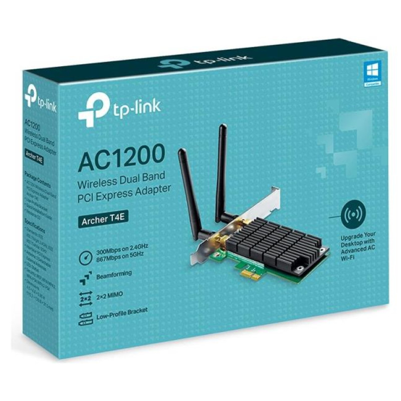Tp-Link WRL ADAPTER 1200MBPS PCIE/DUAL BAND ARCHER T4E TP-LINK