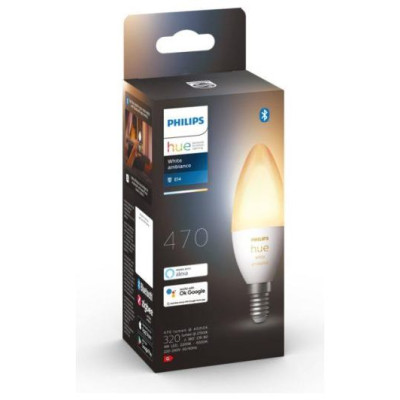 Philips Smart Light Bulb|PHILIPS|Power consumption 5.2 Watts|Luminous flux 470 Lumen|6500 K|220-240V|Bluetooth|929002294403