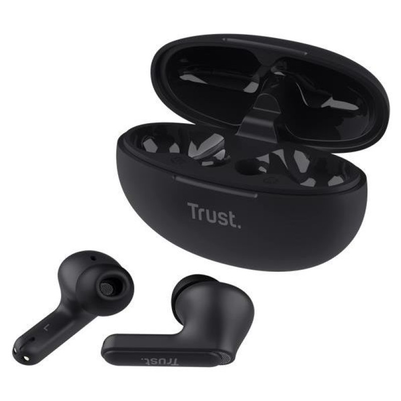 Trust HEADSET EARBUDS YAVI BT ENC/BLACK 25296 TRUST
