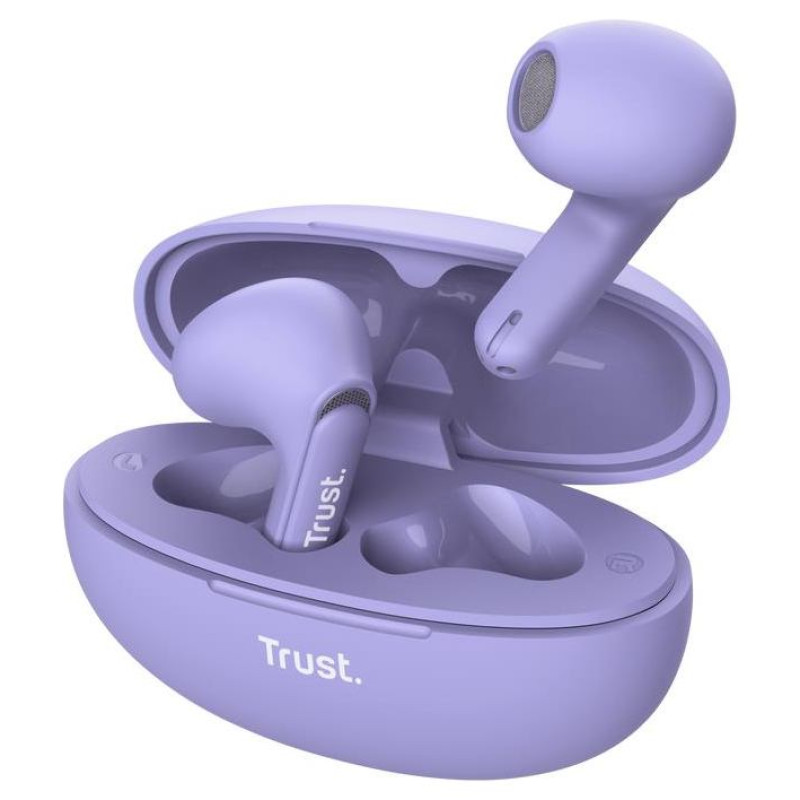Trust HEADSET EARPHONES YAVI BT ENC/PURPLE 25299 TRUST