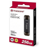 Transcend External SSD|TRANSCEND|ESD310C|256GB|USB-C|USB|3D NAND|TS256GESD310C
