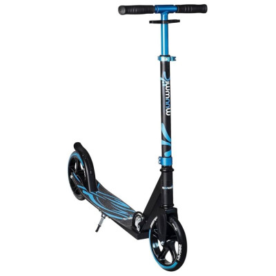Muuwmi Aluminium Scooter Plus skrejritenis 205 mm, zils - melns - AU 575