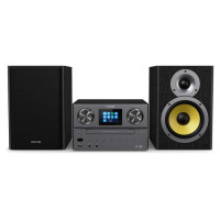 Philips Mikro mūzikas sistēma ar Bluetooth, Interneta radio, DAB+, melns - TAM8905/10