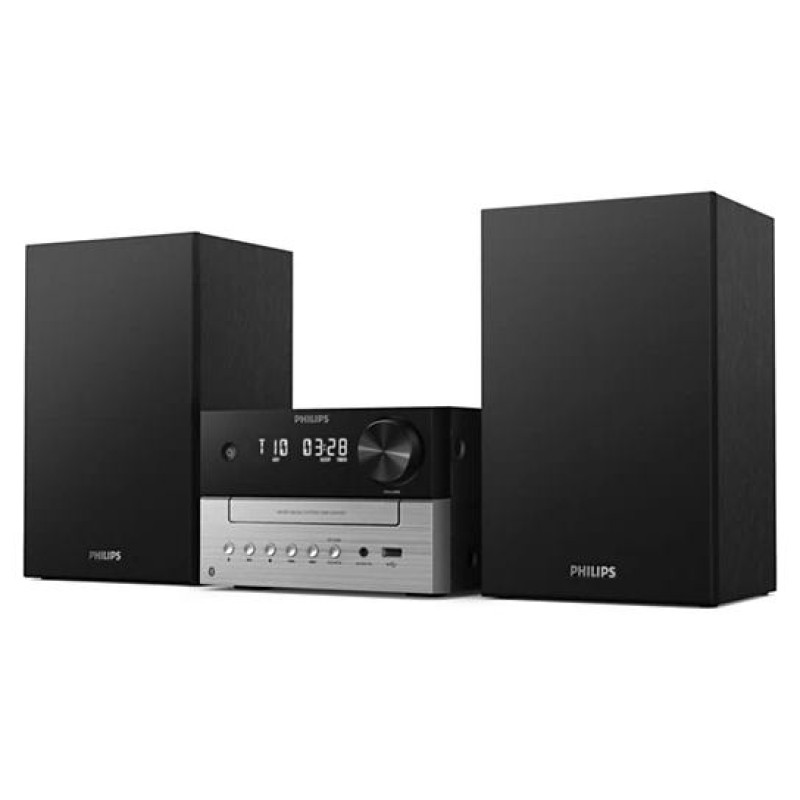 Philips mūzikas sistēma ar Bluetooth, CD, 20W, melns/sudraba - TAM3205M2/12